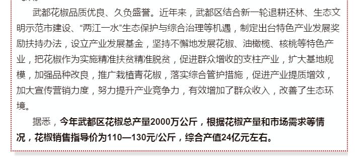 5.28億！一場盛會(huì)，武都花椒“火”了