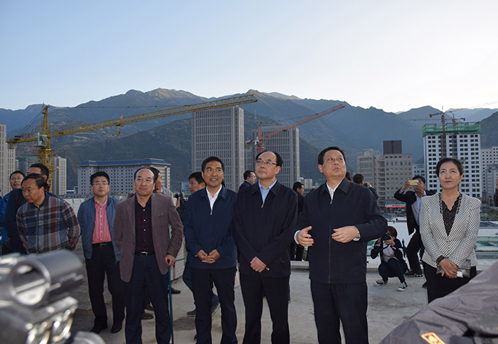 全國、省市政協(xié)委員體驗(yàn)蘭渝鐵路、視察階州廣場